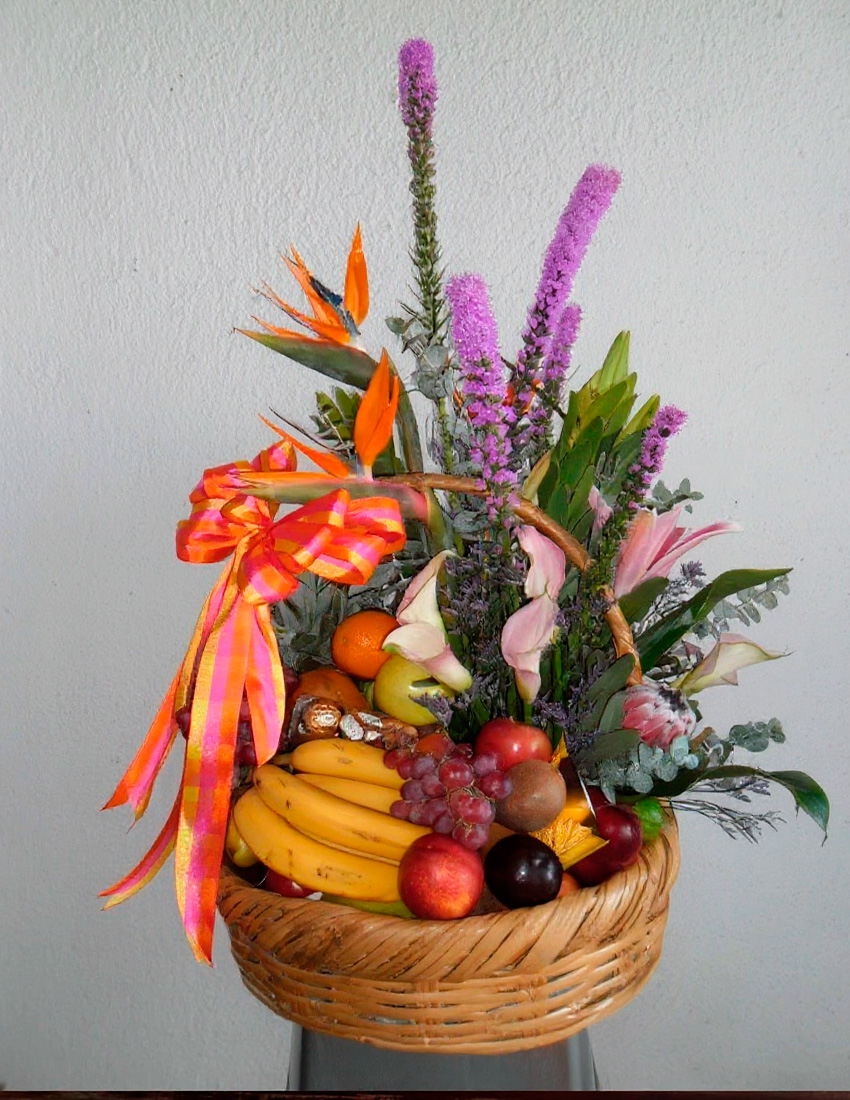 Fruit and Flowers Basket
